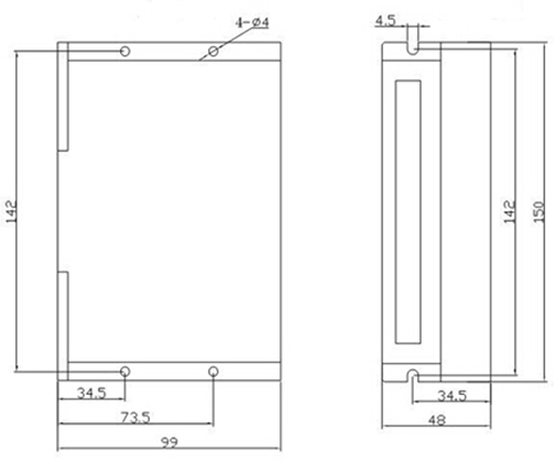 Mechanical Dimension for 860